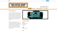 Desktop Screenshot of eandhhitchshop.com